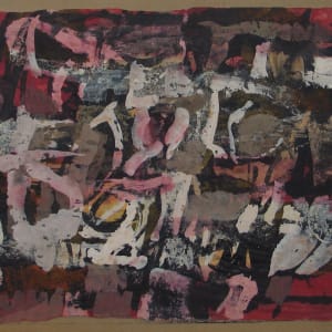 Portfolio #41 Drawings, Oils on paper & Collages [1952-1961]  Image: #41.12, oil on paper, 13x21.5"