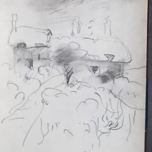 Travel Sketchbook #2047 England [May 26-28, 1971]  Image: Hathaway Cottage May 28