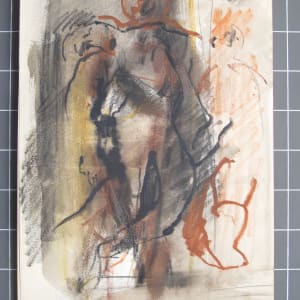 #2062, Travel Sketchbook, Italy [October 1960] charcoal, ink and colored pencil, 9x6.25"  Image: charcoal, colored pencil on paper