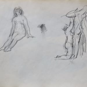 #2073 Sketchbook Orpheus [1970] pencil and charcoal, 8x10" 