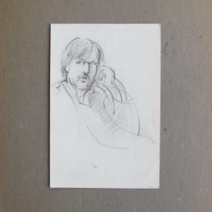 #2072 Sketchbook, Orpheus sketches, portraits, sketches from the Met [1972-1973] pencil and pastel  Image: pencil on paper