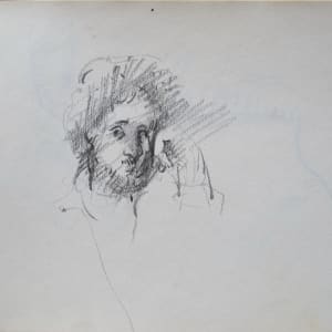 #2069 Sketchbook [1973] pencil, wash, oil, 6x8" 