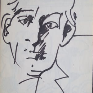 #2067 Sketchbook [1960] pencil and ink, 5.5x8.5" 