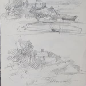 Sketchbook #1979 Martha's Vineyard [June-July 1990] pencil and ink sketches 
