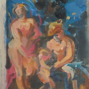 Portfolio #1072 Earthly Paradise, Diane and Actaeon, In the Studio, Daedalus and Icarus, Self Portrait, After Correggio, Apollo and Daphne [1979-1987] by Rosemarie Beck (Rosemarie Beck Foundation)