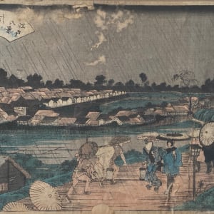 From the Series "Eight Views of Edo" by Artist Eisen