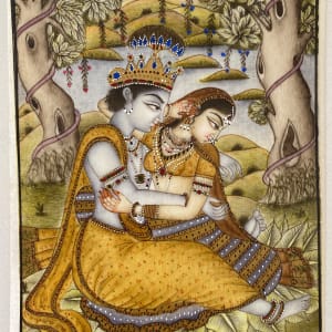 Untitled (Krishna and a lover in a forest)