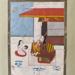 Untitled (woman makes an offering to a man)