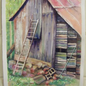 Baraboo Barn by Marjorie  Cutting, Image 1.