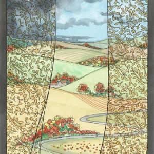 Four Windows: Autumn Colors by Marjorie  Cutting