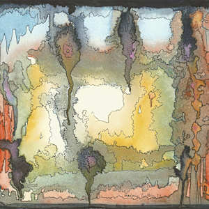 Dystopian Landscape by Marjorie  Cutting