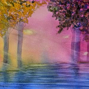 Morning Mist by Marjorie  Cutting