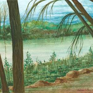 River Walk by Marjorie  Cutting