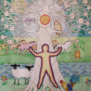 Tree of Life: Spring by Marjorie  Cutting