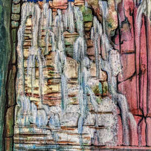 Water Over Rocks by Marjorie  Cutting