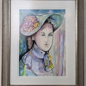 Woman in a Hat by Marjorie  Cutting