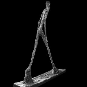 "  Walking Man " After Giacometti by Silver Lining Fine Arts/Hamilton Aguiar