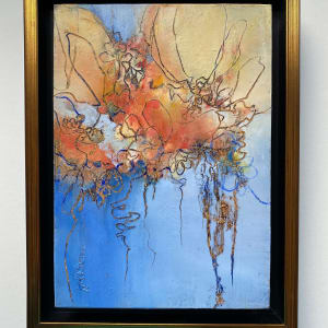 Linear Leap by Judy McSween  Image: Gold Black floater frame