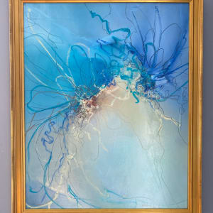 String Theory by Judy McSween  Image: Gold wooden frame