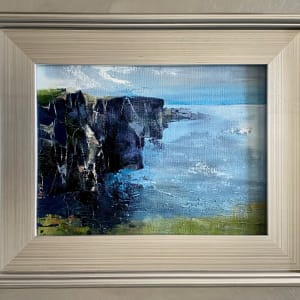 Cliff Shadows by Judy McSween  Image: Brushed silver frame