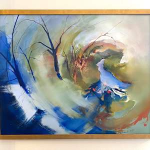Feels like Home by Judy McSween  Image: In burnished gold wood frame