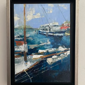 Waterfront Wait by Judy McSween  Image: Framed
