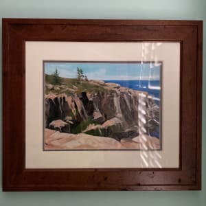 Little Moose Island Cliffs by Judy McSween 