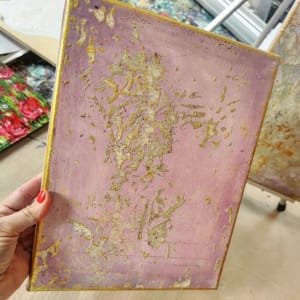 Peonies First Press by April Popko 