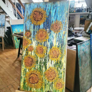 Sunflowers by April Popko 