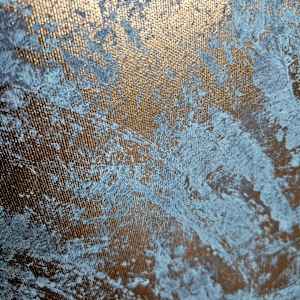 White Gold Abstraction 1 by April Popko 