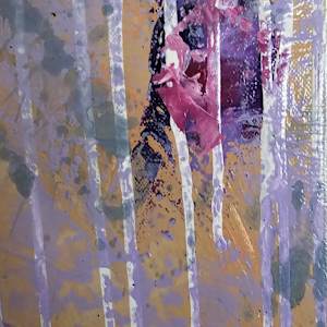 Lavender Violets by April Popko 