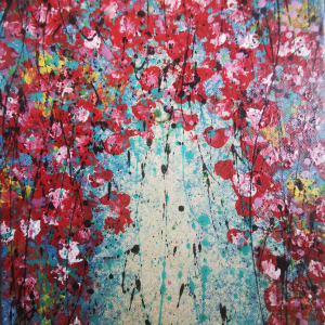Cascading Petals by April Popko 