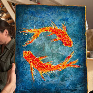 Coy Koi 3 by April Popko, Image 1.