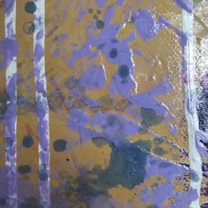 Lavender Violets by April Popko 