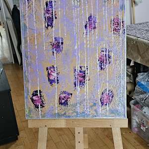 Lavender Violets by April Popko 