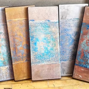 Shimmer Gold Light Blue 