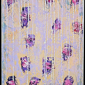 Lavender Violets by April Popko 