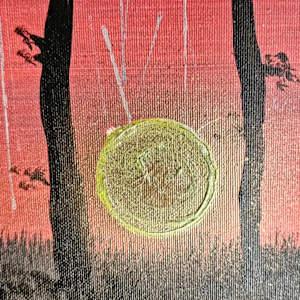 Sunset Moonrise by April Popko 