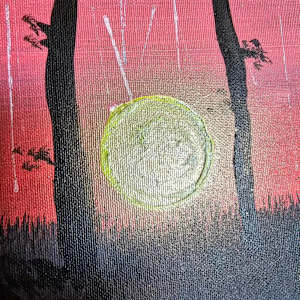 Sunset Moonrise by April Popko 