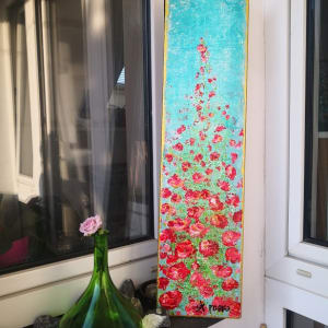 Climbing Roses by April Popko 