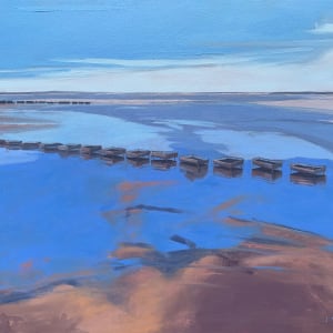 Oyster Beds at Low Tide by Rufo Art