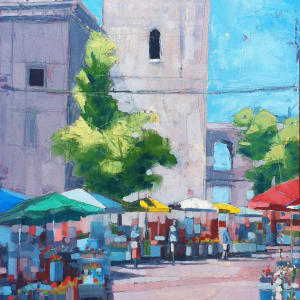 Market by the Palace Wall by Rufo Art