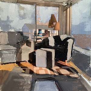 Sitting Mirror by Rufo Art