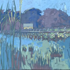 Grass and Bridge, Warp and Weft by Rufo Art