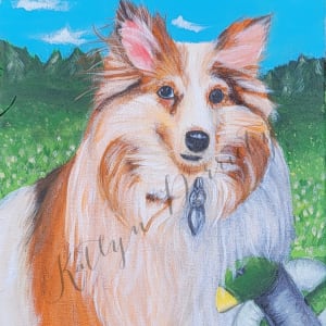 Brody Pet Portrait by Katlyn Dorriety 