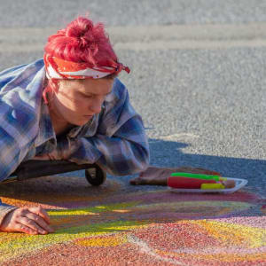 Chalk Mural Creative Octopus