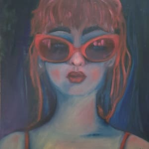 The Girl in the Red Sunglasses by Katlyn Dorriety