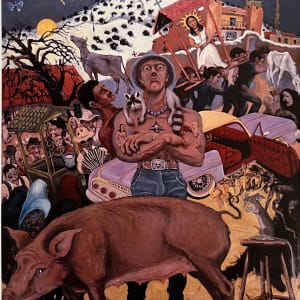A New Mexico Procession by Jerry West