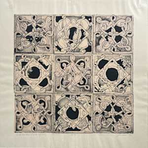 Knot Garden (Nine Square) by Janet Maher