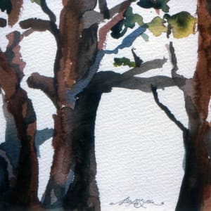 Trees of Michago Bluff by Lisa Sutton 